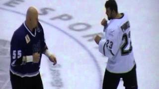 Combat # 23 Derek Parker (Saguenay) vs # 55 Brandon Christian (St-Georges) 7-12-2012