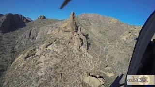 Video shows how MCSO crews rescued hiker in Superstition Mountains