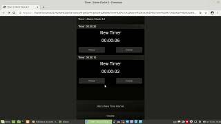 Timer / Alarm Clock 4.0 | Javascript Application