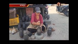 तिहार लागेसँगै भक्तपुरमा माटोका भाँडा बनाउन भ्याई नभ्याइ