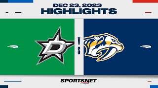 NHL Highlights | Stars vs. Predators - December 23, 2023