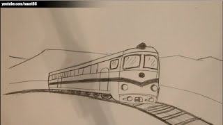 How to draw a train