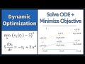 Solve ODEs and Minimize Objective