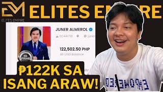 ELITES EMPIRE KUMITA AKO NG 122K PESOS IN ONE DAY | JUNER ALMEROL