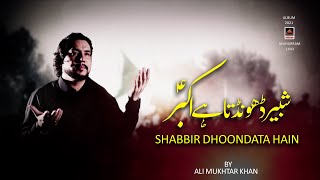 Shabbir Dhoondata Hain - Ali Mukhtar Khan - 2021 | Noha Mola Ali Akbar As | Muharram 1443 Nohay