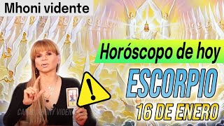 MUCHAS ENVIDIAS⚠️MHONI VIDENTE 🔮horóscopo DIARIO – horoscopo de hoy ESCORPIO 16  de ENERO 2023 ❤️🧡