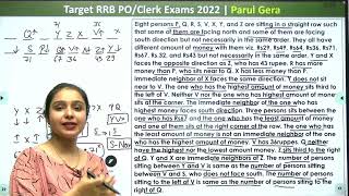 IBPS RRB PO Mains Paper | Reasoning | Parul Gera | Puzzle Pro