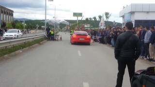 Porsche Panamera turbo brutal start (Ferizaj 2017)