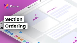Section Ordering | Karma Basic Tutorial