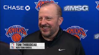 Knicks Coach Tom Thibodeau: Sixers \