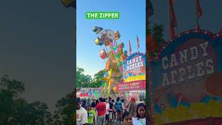 INSANE CARNIVAL RIDE, THE CRAZY ZIPPER. New York City 2024. #shorts #youtubeshorts