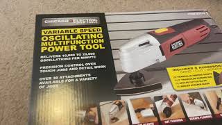 Unboxing Chicago Electric Multifunction Power Tool (Harbor Freight)