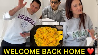 Finally Welcome Back To Home | America Se Aa Kar khaya Ghar Ka Khana ~ Besan Ka chila | Recipe Vlog