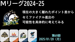 【Mリーグ2024-25】第69節 ビーストに大きな動き - レギュラーシーズン突破の道筋は？ 【ゆっくり雑談】