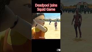 Deadpool in Squid Game#squidgame #deadpool #deadpool3 😍🔥 #shorts #status #short