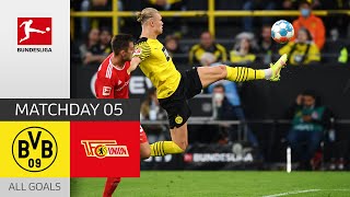 Haaland strikes again! | BVB - Union Berlin 4-2 | All Goals | Matchday 5 – Bundesliga 2021/22