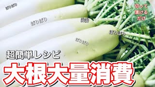 ぽりぽり大根【大根 レシピ】作り置きOKの超簡単レシピ 旬の大根を食べ尽くす