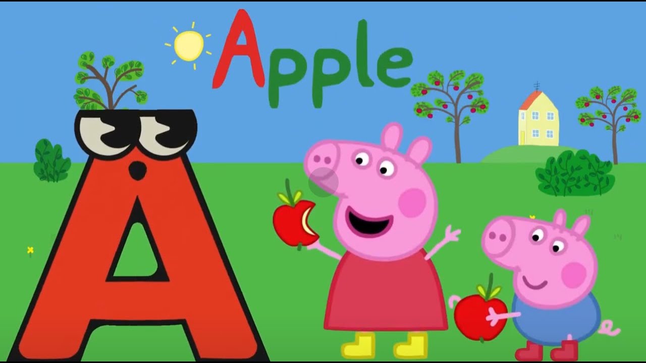 Peppa Pig Phonics Song Abcd Youtube