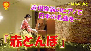 はなのおと【ストリートピアノstreetpiano】秋を代表する日本の名曲、唱歌『赤とんぼ』をピアノで弾いてみたら‥!?