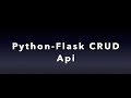 Python flask CRUD API