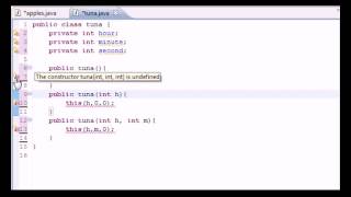 Java Programming Tutorial 39 Multiple Constructors