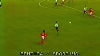 Benfica - 3 x Sporting - 0 de 1982/1983, 1/4 Final da Taça Portugal