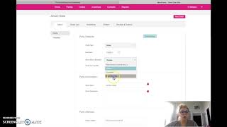 Creating a Party & Entering Orders