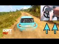 Dirt rally 2.0 - Skoda Fabia R5 in New Zealand (w/steering wheel) | Thrustmaster T300 gameplay