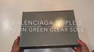 UNBOXING OF Balenciaga Triple S \