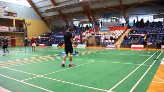 Grabek vs Grzechnik, set.2 (prawie cały). Finał singla gr.2 Bayjonn Cup 2014