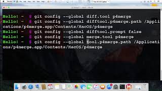 066 Configuring Git Diff and Merge tool p4merge for Mac Lab