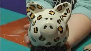 How to Paint Pottery : Painting Leopard Print on Pottery