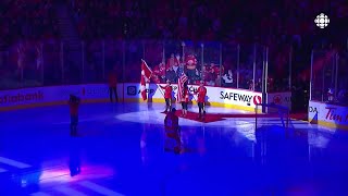 Hockey Night in Canada - Detroit @ Calgary (booing at the US national anthem) - February 1, 2025