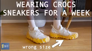I Wore Crocs Sneakers For A Week - FULL REVIEW EXPERIENCE