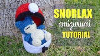 Snorlax Amigurumi Tutorial | Pokemon Crochet | Free Pattern