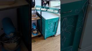 How I made a hide away trash can #diy #artist