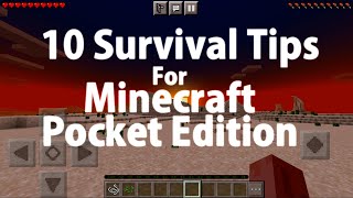Minecraft Pocket Edition 10 Survival Tips