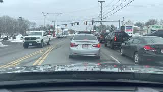 Driving on I495 heading to Salem New Hampshire