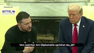 Selensky überrascht - bisher waren alle sehr brav - Trump and Vance NICHT - schaut selber.. 2025!