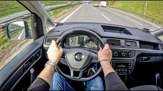 2016 Volkswagen Caddy [1.6 TDI 75HP] |0-100| POV Test Drive #1166 Joe Black