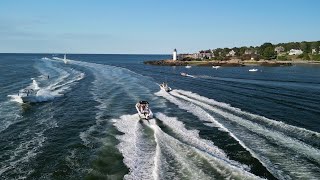 Wingaersheek Beach Boating Summer Drone Footage | Gloucester, MA | 4K | DJI Mini 3 Pro