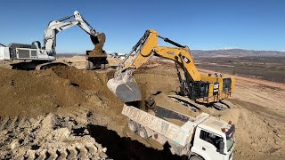 Caterpillar 6015B And Liebherr 984 Excavators Loading Dumpers\u0026Trucks - Sotiriadis/Labrianidis Mining