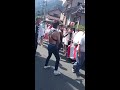 2014栃久保根元神社獅子舞 道中2