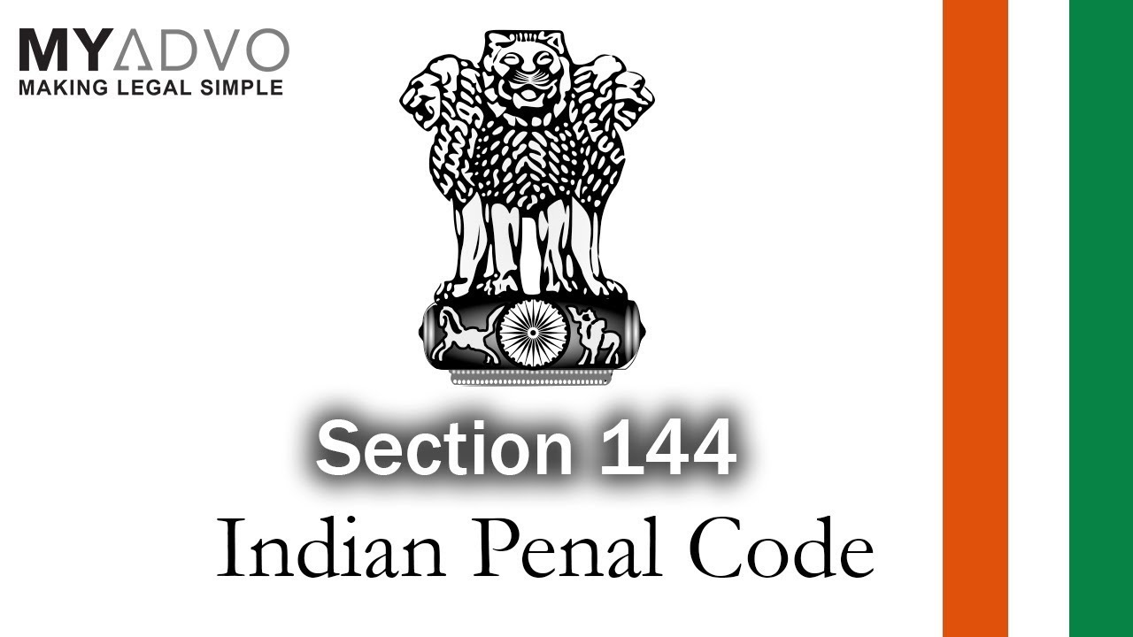 Section 144 IPC | MyAdvo - YouTube