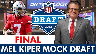 Mel Kiper’s FINAL 2023 NFL Mock Draft: 1st Round Projections WITH Trades
