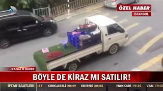 Seyyar Satıcı Psikolojilerini Bozdu! Böyle Kiraz mı Satılır!