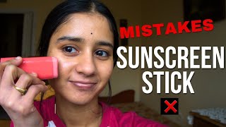 Mistakes, usage, and more about sunscreen sticks | இவளோ நாள் இது தெரியாம போச்சே!