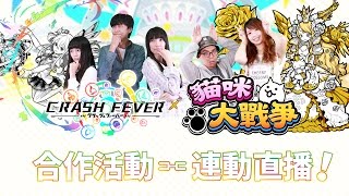 4/14 19:00-20:00 貓咪大戰爭 X Crash Fever合作直播！！