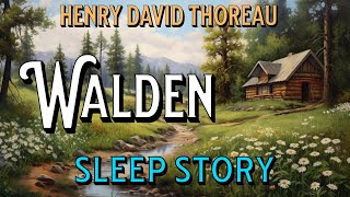 Walden Audiobook Dark Screen Calm Sleep Story Classic Bedtime Henry David Thoreau Part 1
