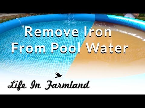 How to remove iron / Rust From Pool Water (Well Water) How to remove iron / Rust From Pool Water (Well Water)